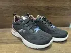Skechers Skech Air Dynamight Vegan Washable Lace-Up Sneakers Black Womens 5M New