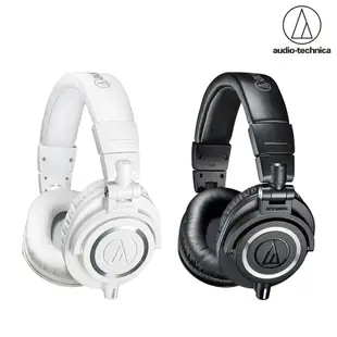 audio-technica 鐵三角 ATH-M50x 專業監聽 耳罩式耳機/ 黑色