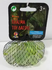 GREEK VTG SWAMP THING GLASS 20 x MARBLES + 1 SHOOTER GAZAKIA UNUSED IN NET