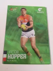 2020 Select Prestige AFL Green Parallel GWS Giants Jacob Hopper #06 Low