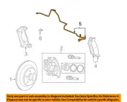 Dodge CHRYSLER OEM 04-05 Ram 1500 Rear Brake-Hydraulic Flex Hose 55366909AB