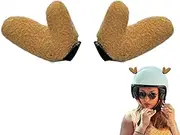 Deer Antlers Helmets | Plush Hard Hat Accessories - Motorcycle Hard Hat Accessories Cute Decorations For Snowboarding Commuting, Travel, Adults Kids, Skiing
