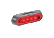 Narva LED Courtesy Lamp Red/Grey 90832BL