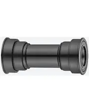 Token Press Fit Bottom Bracket, BB86/BB89.5/BB92, Shimano 24mm, Premium Bearings, Black
