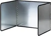 ZXJJY Splatter Screens,3 Sided Splatter Guard Aluminum Foil Board Heat Insulation Oil Barrier Grease Splatter Screen Kitchen Tool for Stove Cooking Frying Protector