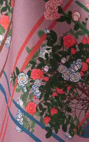 [Sophie Williamson Design] La Vie en Rose Small Cotton Tablecloth