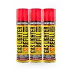 Home Master 3PCE Butane Gas Lighter Refill 5 Changeable Nozzle Attachments