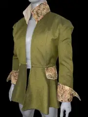 pirate duke renaissance 18th century open back jacket men’s size M/ L NWT