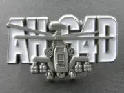 AH-64 APACHE ATTACK HELO LAPEL PIN BADGE 1.25 INCHES HELICOPTER