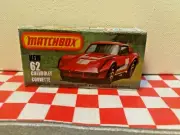 Matchbox Superfast No62 Chevrolet Corvette EMPTY REPRO BOX ONLY NO CAR