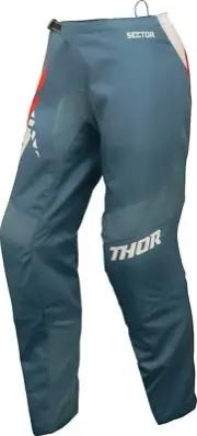 Thor Sector Split Womens MX Offroad Pants Blue/White