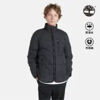 在飛比找momo購物網優惠-【Timberland】男款黑色防潑水可收納外套(A2N8M