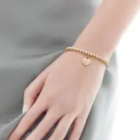 在飛比找蝦皮購物優惠-二手正品 Tiffany蒂芙尼女士手環18K黃金/玫瑰金心形