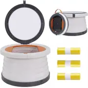 Potty Training Toilet Seat for Toddlers Baby Friendly Portable Travel Foldable