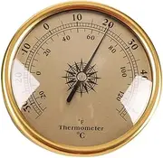 2024 New 72mm Barometer Temperature and Humidity Gauge Monitor Indoor Thermometer Room K3E8 with Humidity for Home Incubato Wall