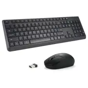 Wireless Keyboard and Combo for Windows, 2.4G Full-Sized External Cordless Co...