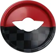 Tianwu05 Fit for Mini One Cooper S JCW F54 F55 F56 F57 F60 Car-Styling Accessories Steering Wheel Center Panel Car Sticker(JCW,F60_2014-2019)
