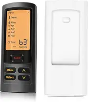Fenglesha 2166-330 Fireplace Remote Control Transmitter for RC300 Replacement for Heat N Glo Gas Stoves and Fireplaces Remote Control