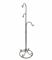Dark Brown Metal Handbag Purse Stand Jewelry Necklace Display Stand - 2 Pcs