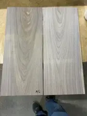 2 BEAUTIFUL THIN WIDE SANDED S4S BLACK WALNUT 24" X 10" X 3/8" LUMBER WOOD AC