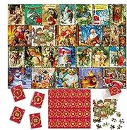 Advent Calendar 2024 - Advent Calendar 2024 Kids | Christmas Advent Calendar | 2024 Christmas Countdown Puzzles Playset | Countdown Calendar 24 Days Jigsaw Puzzles | Christmas Puzzles 1008X For Wall