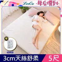 在飛比找PChome24h購物優惠-LooCa御品天絲3cm全記憶床墊-雙人5尺