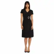 R&M RICHARDS BLACK FORMAL DRESS SIZE 8 NEW WITH TAGS
