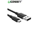 UGREEN Micro USB 2.0 Male to USB Male Cable Nickel-Plated Black 2.4A - 2m