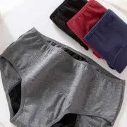 Women Menstrual Period Brief Mid-Waist Panties Soft Hipster Panties Underwear