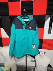 The North Face Mens Big Antora Jacket Summit Teal / Black Full Zip 2XL