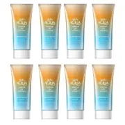 Rohto Mentholatum Skin Aqua Tone Up Essence Latte Beige SPF50+ PA++++ 80g (8ea) Set