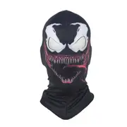 Venom Balaclava Mask Cosplay Outdoor Superhero Motorcycles Riding Skull Face Shield Halloween Party Costume Props