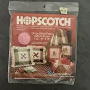 NEW Hopscotch Charles Craft Cross Stitch Fabric Aida 14 Count 15”x15” Light Pink