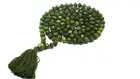 Gem Natural Vassonite Garnet Faceted Rondel 108 Beads Mala Prayer Necklac