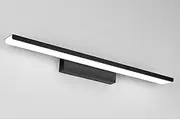 Table lamp Liuwenjin 24W 61cm White Light LED Dressing Light Simple Toilets Bathroom Mirror Light Decoration Lamps(Brush Black) (Color : Brush Black)