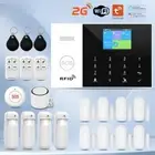 Wireless WIFI GSM Home Burglar Security Alarm System Tuya Smart Life APP Control