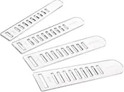 BENECREAT Acrylic Weaving Needles, 1.5/2/ 2.5/ 3cm Clear Knitting Board Fabric Strip Weaving Tools for Fabric Pattern Knitting Arts & Crafts Making