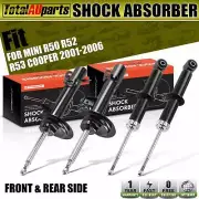 4x Front Rear Shock Absorber for Mini Cooper Works R50 R52 R53 1.6L Convertible (for: Mini)