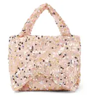 [Patachou] Patachou Sequined tote bag One Size pink