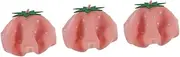 [WRITWAA] 3pcs Mushroom Beret Strawberry Beret Hat French Style Kawaii Warm Knit Cap Ideal for Comfortable for Baby