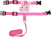VILLFUL 1 Set Adjustable Rabbit Harness and Leash for Pets Stylish Bunny Ferret and Hamster Walking Kit for Indoor and Outdoor Activities Comfortable Fit Present