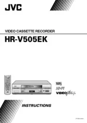 JVC HR-V505EK VCR Owners Instruction Manual Reprint