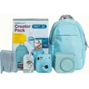 Fujifilm Instax Mini 11 Camera Creator Bundle Fun Accessory Backpack, Sky Blue
