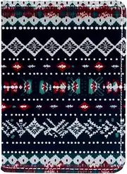 [CWAGFEQZ] Travel Passport Holder,PU Leather Passport Case,Passport Book,Retro Ethnic Bohemia Art Pattern