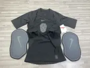 Nike Pro Hyperstrong 4-Pad Football QB Compression Top Mens L AQ0760 Black $150