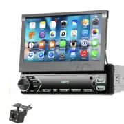 1DIN Car Radio Stereo MP5 Player Bluetooth AUX FM Receiver Touch Screen W/Camera (for: Subaru)