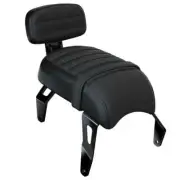 Genuine Indian Scout Bobber Rogue Passenger Seat with Backrest Black 2882853-VBA
