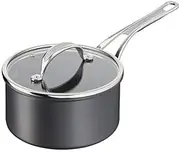 TEFAL Jamie Oliver by Tefal Cooks Classic Non-Stick Induction Hard Anodised Saucepan + Lid 18cm, H9122344