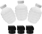 Abaodam 3 Sets Splatter Ball Bottle with Adapter Subpackage Bottle Ball Blaste r Container Plastic Hoppers Pineapple Bottles Accessories