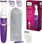 [Philips] Bikini Genie BRT383 Cordless Women's Trimmer for Bikini Line, with Shaving Head & Comb